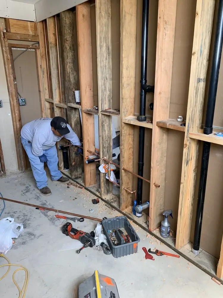 Commercial rough-in plumbing for Gas Line Repair in East Lampeter